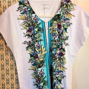 Talbots tropical top